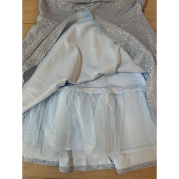 Spaghetti Strap Sweetheart Flared Party Dress Size XL. Powder Blue Dillards - Picture 6 of 9